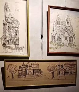 Pencil Sketches of Alan Stevens at age 8