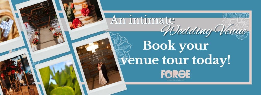 Book a venue tour at intimate wedding venue